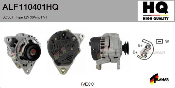 FLAMAR ALF110401HQ - Alternator autospares.lv