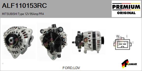 FLAMAR ALF110153RC - Alternator autospares.lv