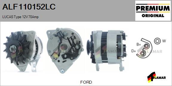 FLAMAR ALF110152LC - Alternator autospares.lv