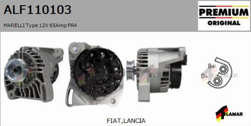 FLAMAR ALF110103
 - Alternator autospares.lv