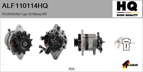 FLAMAR ALF110114HQ - Alternator autospares.lv