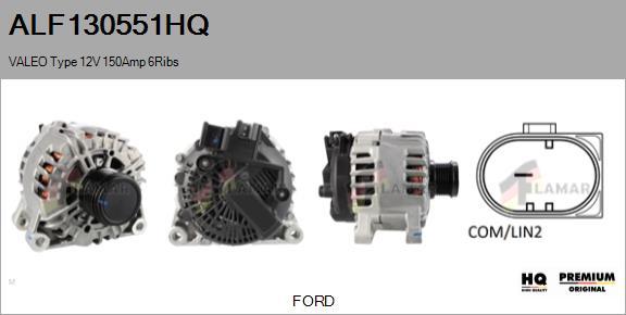 FLAMAR ALF130551HQ - Alternator autospares.lv