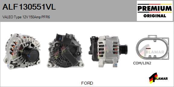 FLAMAR ALF130551VL - Alternator autospares.lv