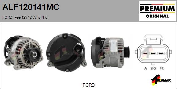 FLAMAR ALF120141MC - Alternator autospares.lv