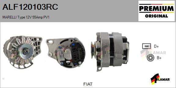 FLAMAR ALF120103RC - Alternator autospares.lv