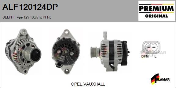 FLAMAR ALF120124DP - Alternator autospares.lv