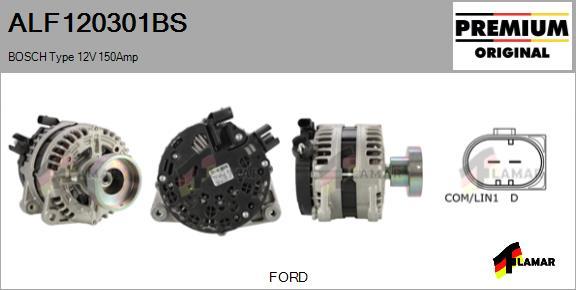 FLAMAR ALF120301BS - Alternator autospares.lv