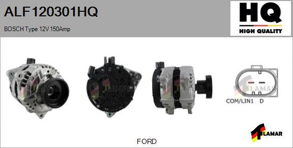 FLAMAR ALF120301HQ - Alternator autospares.lv