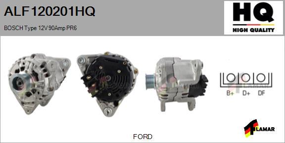 FLAMAR ALF120201HQ - Alternator autospares.lv