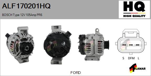 FLAMAR ALF170201HQ - Alternator autospares.lv