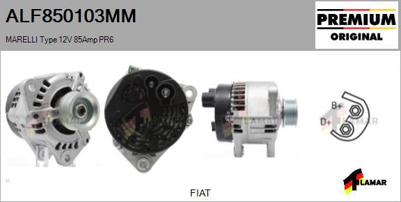 FLAMAR ALF850103MM - Alternator autospares.lv