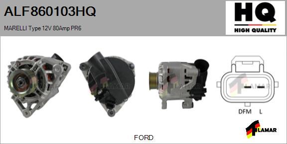 FLAMAR ALF860103HQ - Alternator autospares.lv