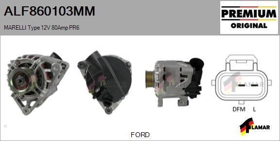 FLAMAR ALF860103MM - Alternator autospares.lv