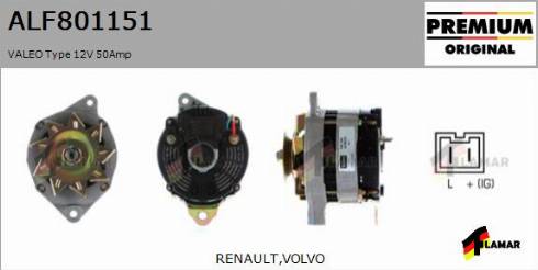 FLAMAR ALF801151
 - Alternator autospares.lv