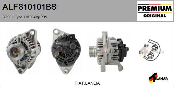 FLAMAR ALF810101BS - Alternator autospares.lv