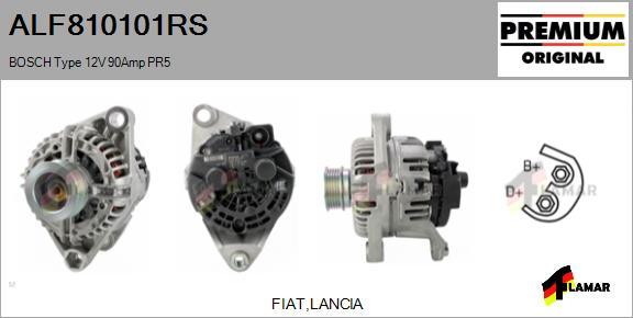 FLAMAR ALF810101RS - Alternator autospares.lv