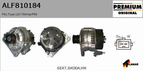 FLAMAR ALF810184
 - Alternator autospares.lv