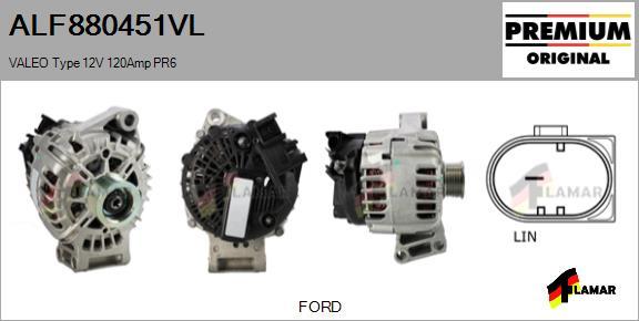 FLAMAR ALF880451VL - Alternator autospares.lv