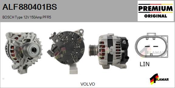 FLAMAR ALF880401BS - Alternator autospares.lv