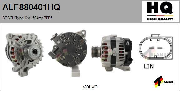 FLAMAR ALF880401HQ - Alternator autospares.lv