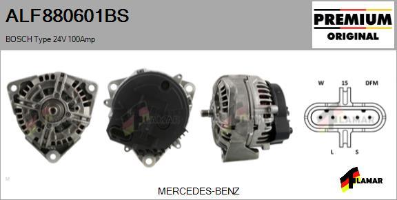 FLAMAR ALF880601BS - Alternator autospares.lv