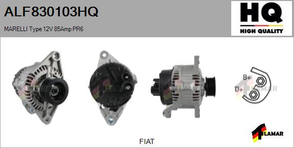 FLAMAR ALF830103HQ - Alternator autospares.lv