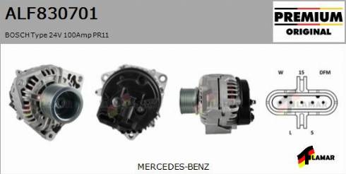 FLAMAR ALF830701
 - Alternator autospares.lv