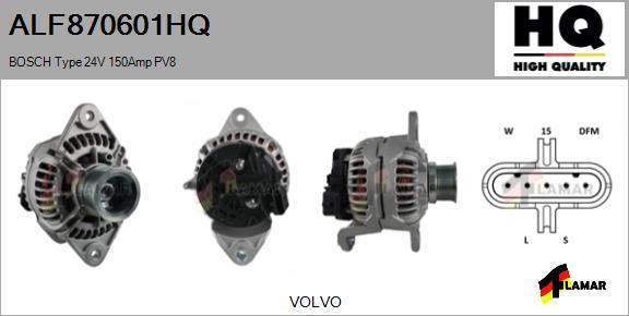 FLAMAR ALF870601HQ - Alternator autospares.lv