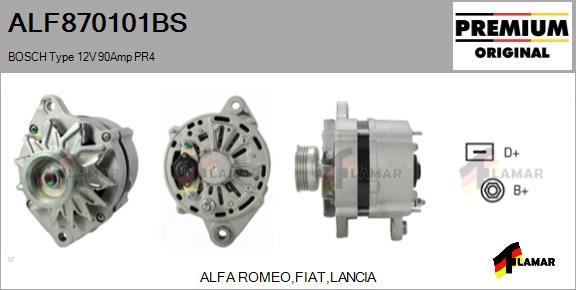 FLAMAR ALF870101BS - Alternator autospares.lv