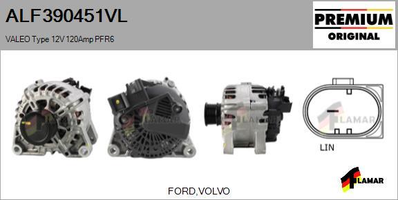 FLAMAR ALF390451VL - Alternator autospares.lv