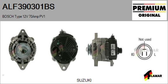 FLAMAR ALF390301BS - Alternator autospares.lv