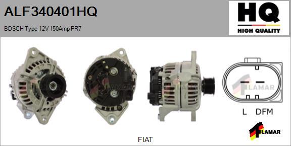 FLAMAR ALF340401HQ - Alternator autospares.lv