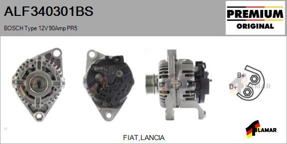 FLAMAR ALF340301BS - Alternator autospares.lv