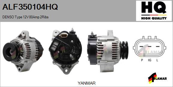 FLAMAR ALF350104HQ - Alternator autospares.lv