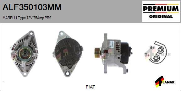 FLAMAR ALF350103MM - Alternator autospares.lv