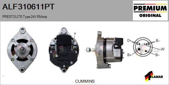 FLAMAR ALF310611PT - Alternator autospares.lv