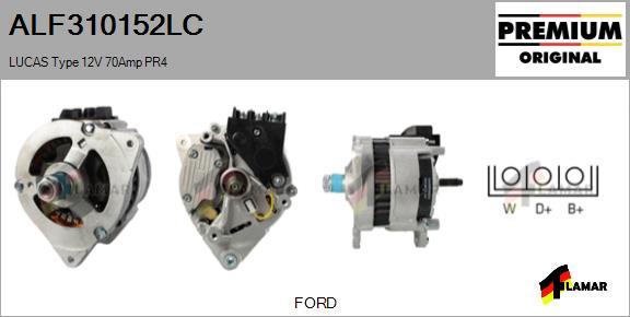 FLAMAR ALF310152LC - Alternator autospares.lv