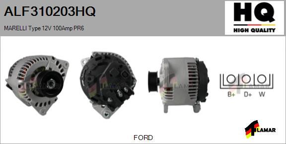 FLAMAR ALF310203HQ - Alternator autospares.lv