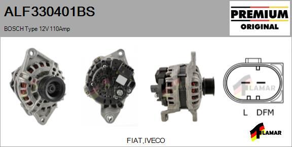 FLAMAR ALF330401BS - Alternator autospares.lv