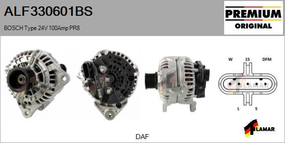 FLAMAR ALF330601BS - Alternator autospares.lv