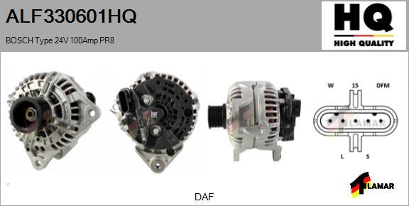 FLAMAR ALF330601HQ - Alternator autospares.lv