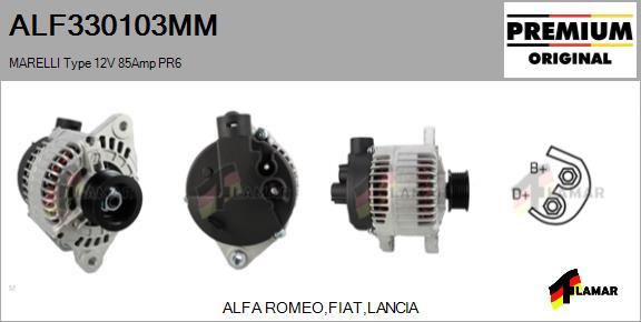 FLAMAR ALF330103MM - Alternator autospares.lv