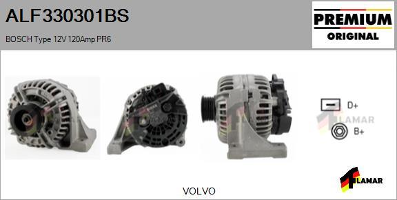 FLAMAR ALF330301BS - Alternator autospares.lv