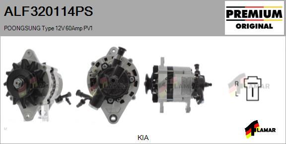 FLAMAR ALF320114PS - Alternator autospares.lv