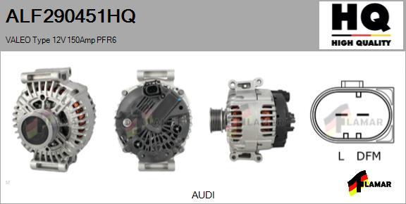 FLAMAR ALF290451HQ - Alternator autospares.lv