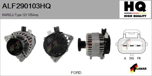 FLAMAR ALF290103HQ - Alternator autospares.lv