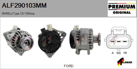 FLAMAR ALF290103MM - Alternator autospares.lv