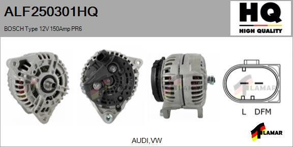 FLAMAR ALF250301HQ - Alternator autospares.lv