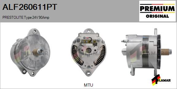 FLAMAR ALF260611PT - Alternator autospares.lv