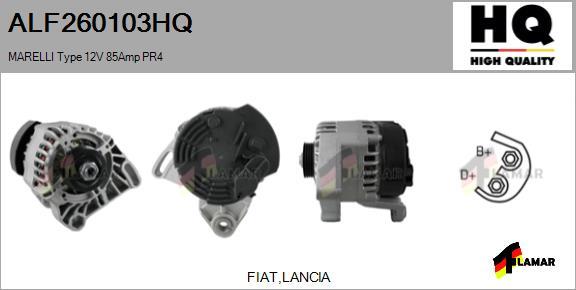 FLAMAR ALF260103HQ - Alternator autospares.lv